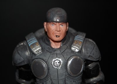 Marcus Fenix Statue Close-up